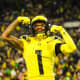 Oregon Ducks wide receiver Kris Hutson against the Washington Huskies.